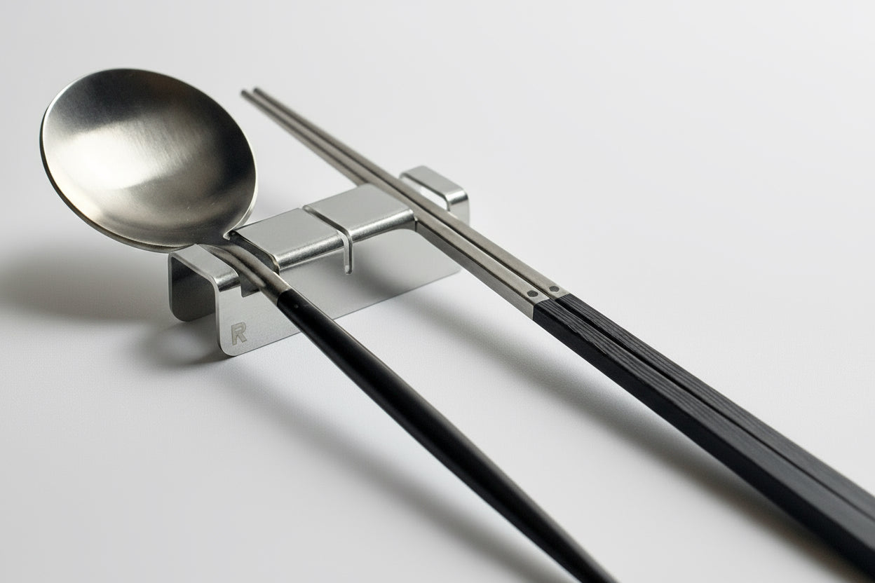 Radiko 304 Stainless Steel Flatware Rests - 2 Pack