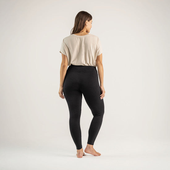 Organic Cotton Ribbed Leggings