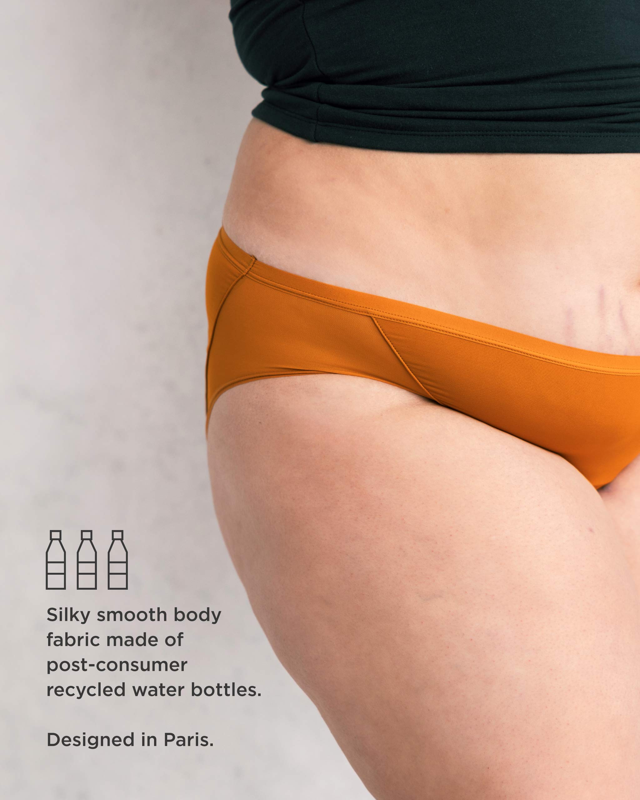 Leakproof Period Mesh Bikini