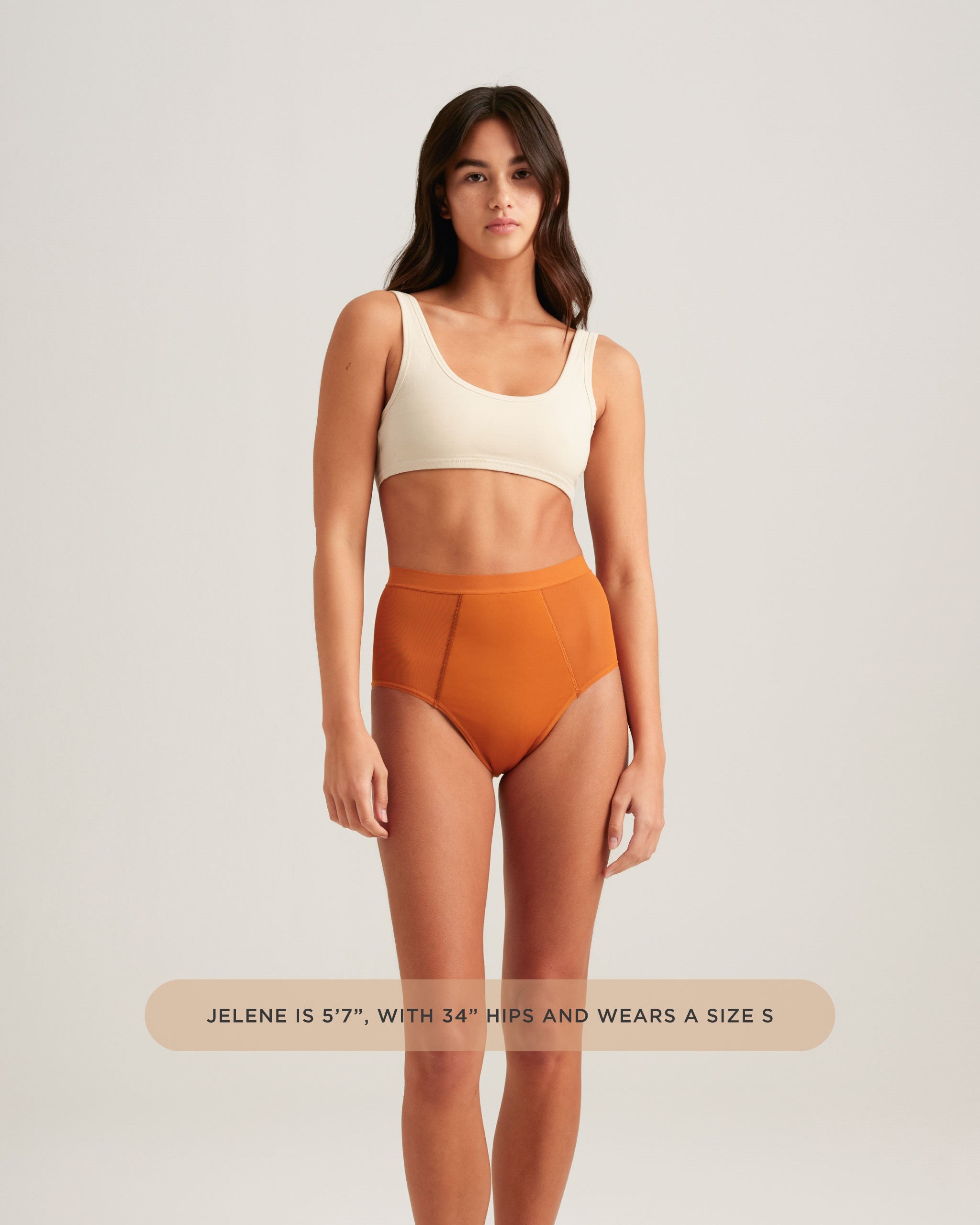 Leakproof Period French Cut High Waist Full Gusset