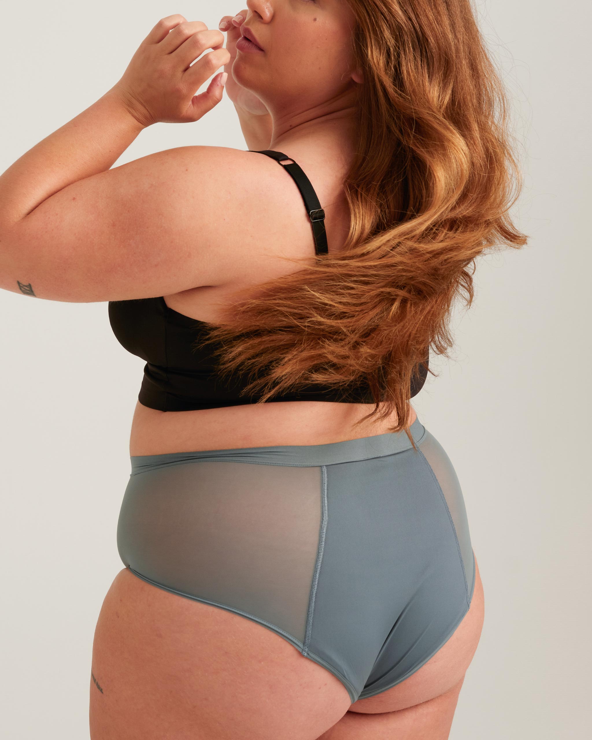 Leakproof Period French Cut High Waist Full Gusset