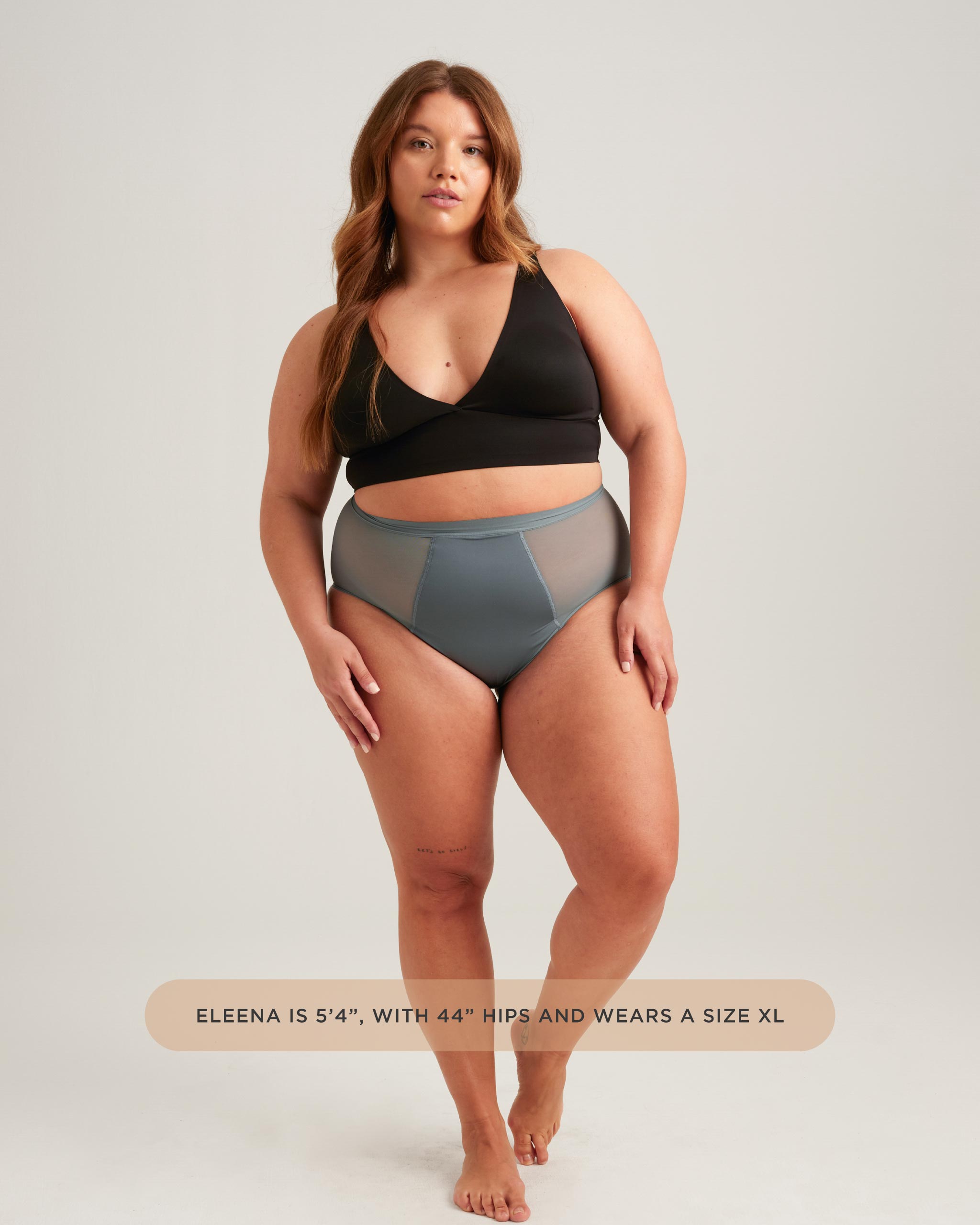 Leakproof Period French Cut High Waist Full Gusset