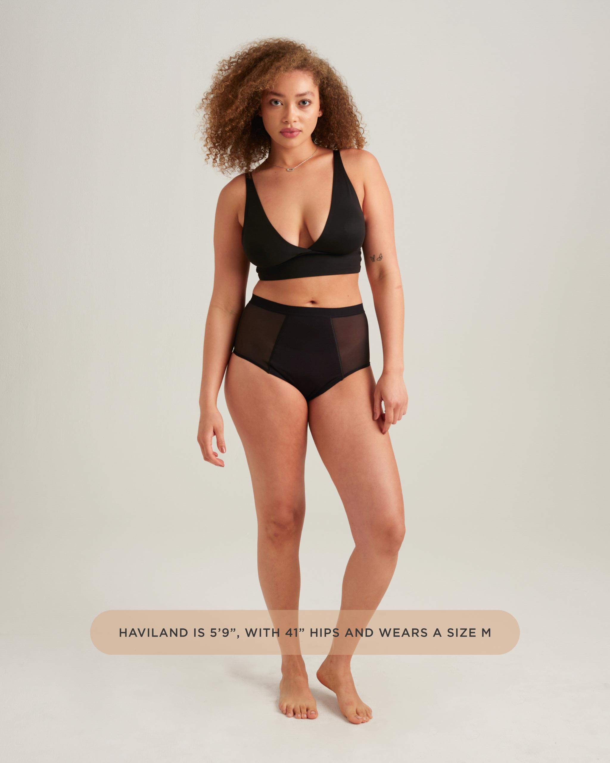 Leakproof Period French Cut High Waist Full Gusset