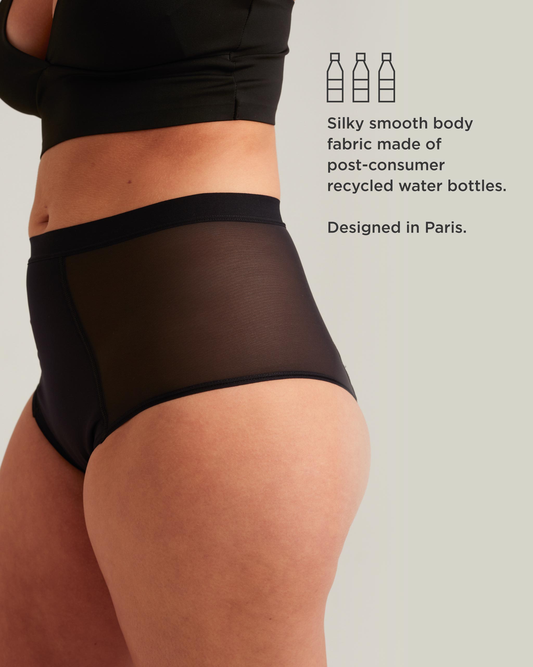 Leakproof Period French Cut High Waist Full Gusset