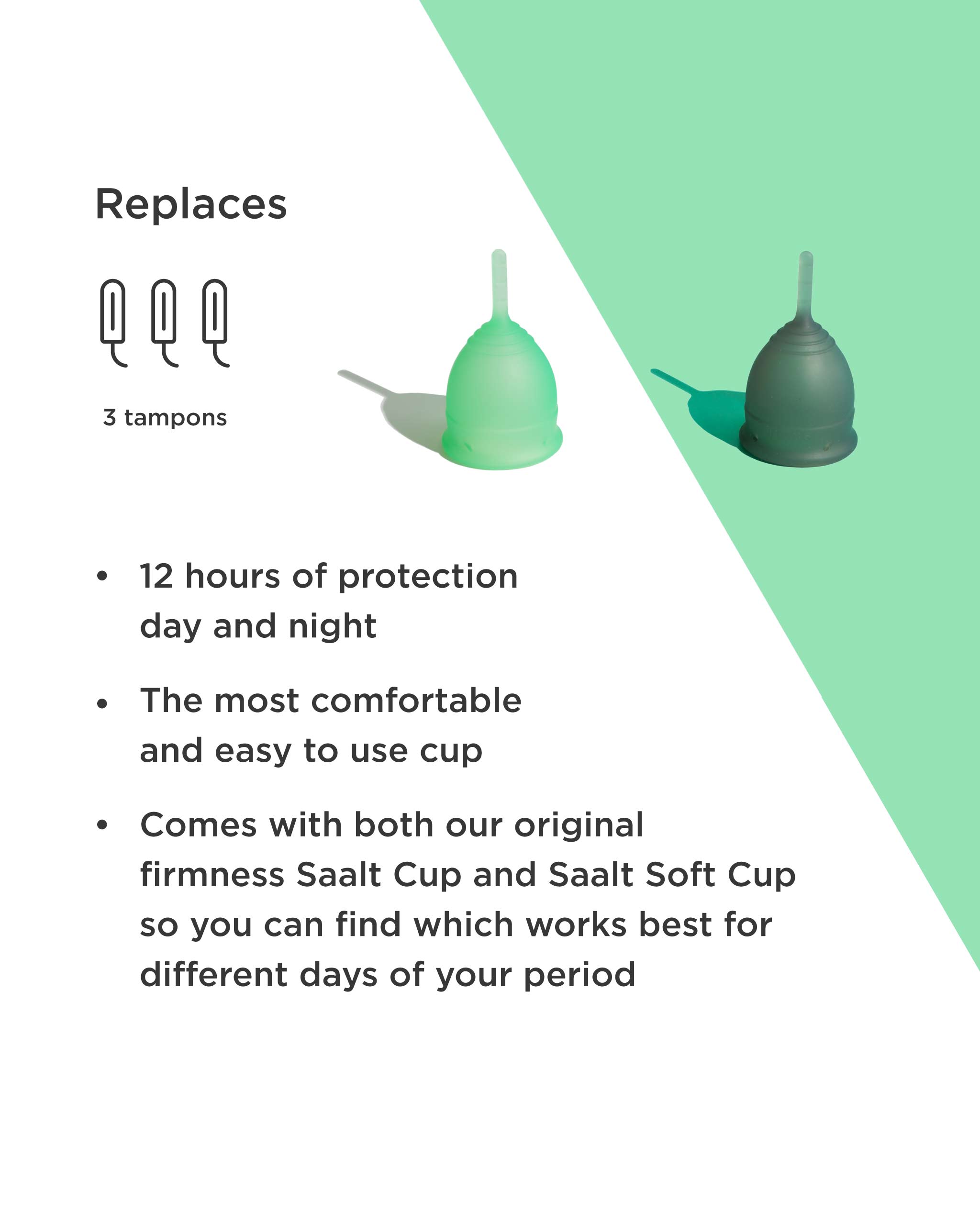 Saalt Menstrual Cup Twin Pack