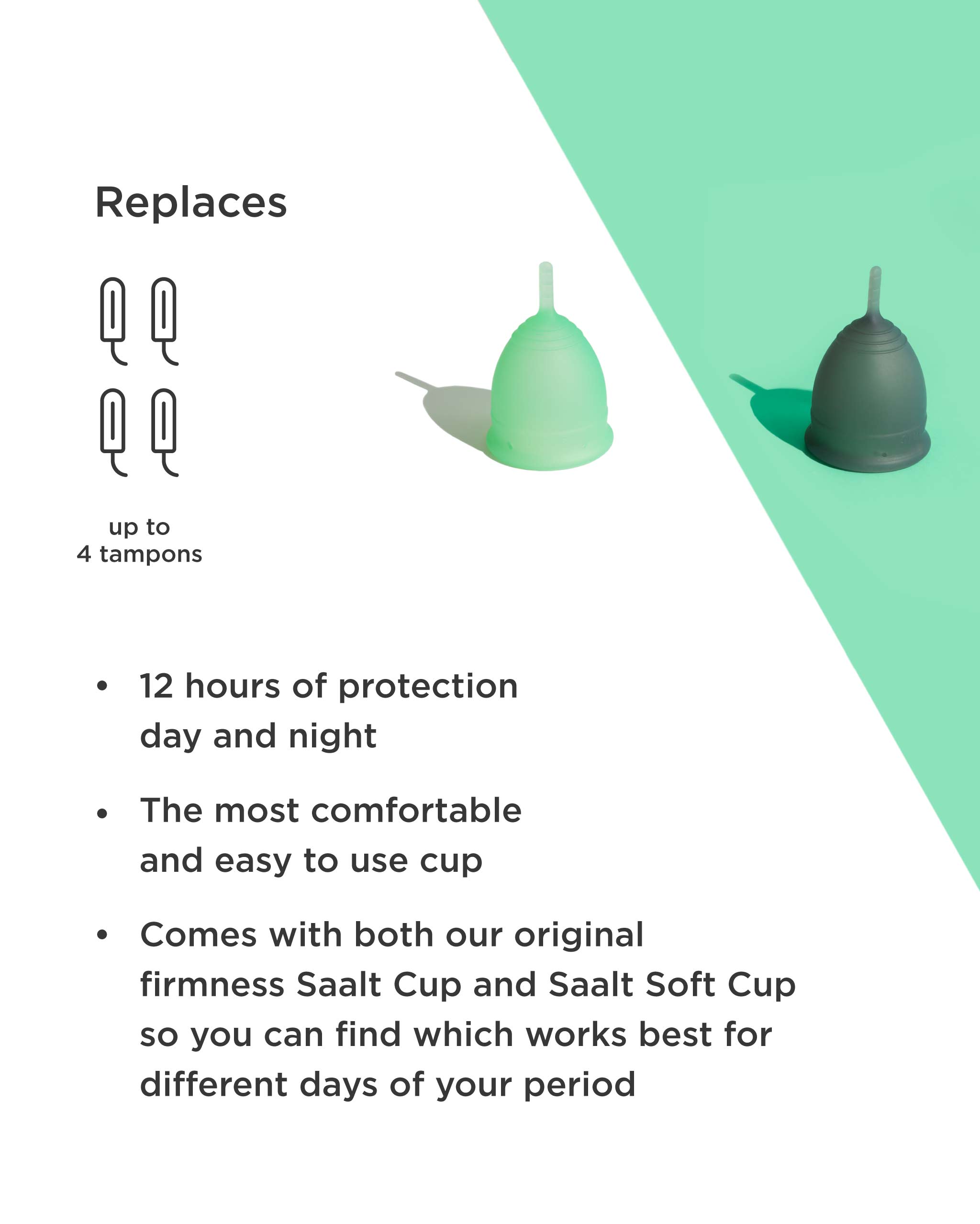 Saalt Menstrual Cup Twin Pack