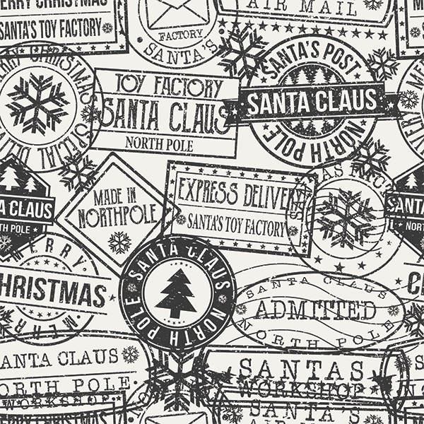 Santas Mail (Reusable Gift Bag Set of 10)