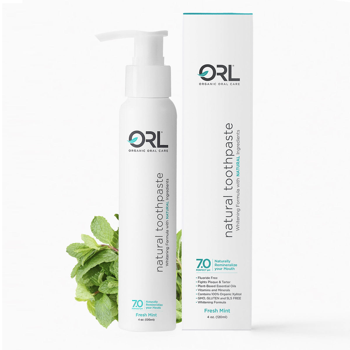 ORL Fresh Mint Natural Hydroxyapatite Toothpaste