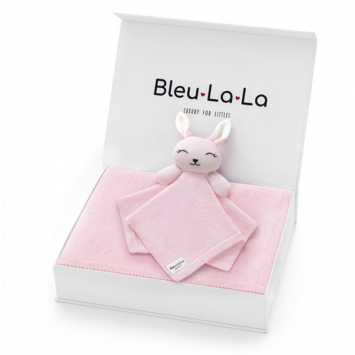 Organic Cotton Baby Blanket & Lovey Gift Set