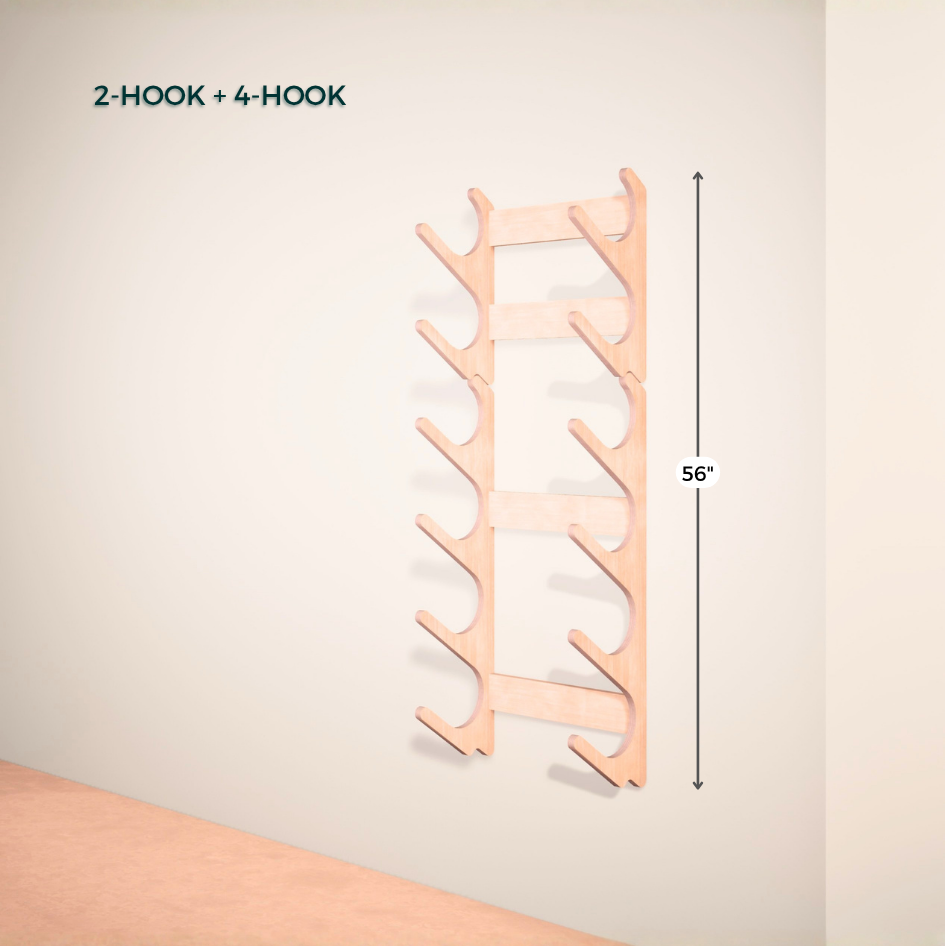 Yoga Prop Wall Organizer | Stack Rack