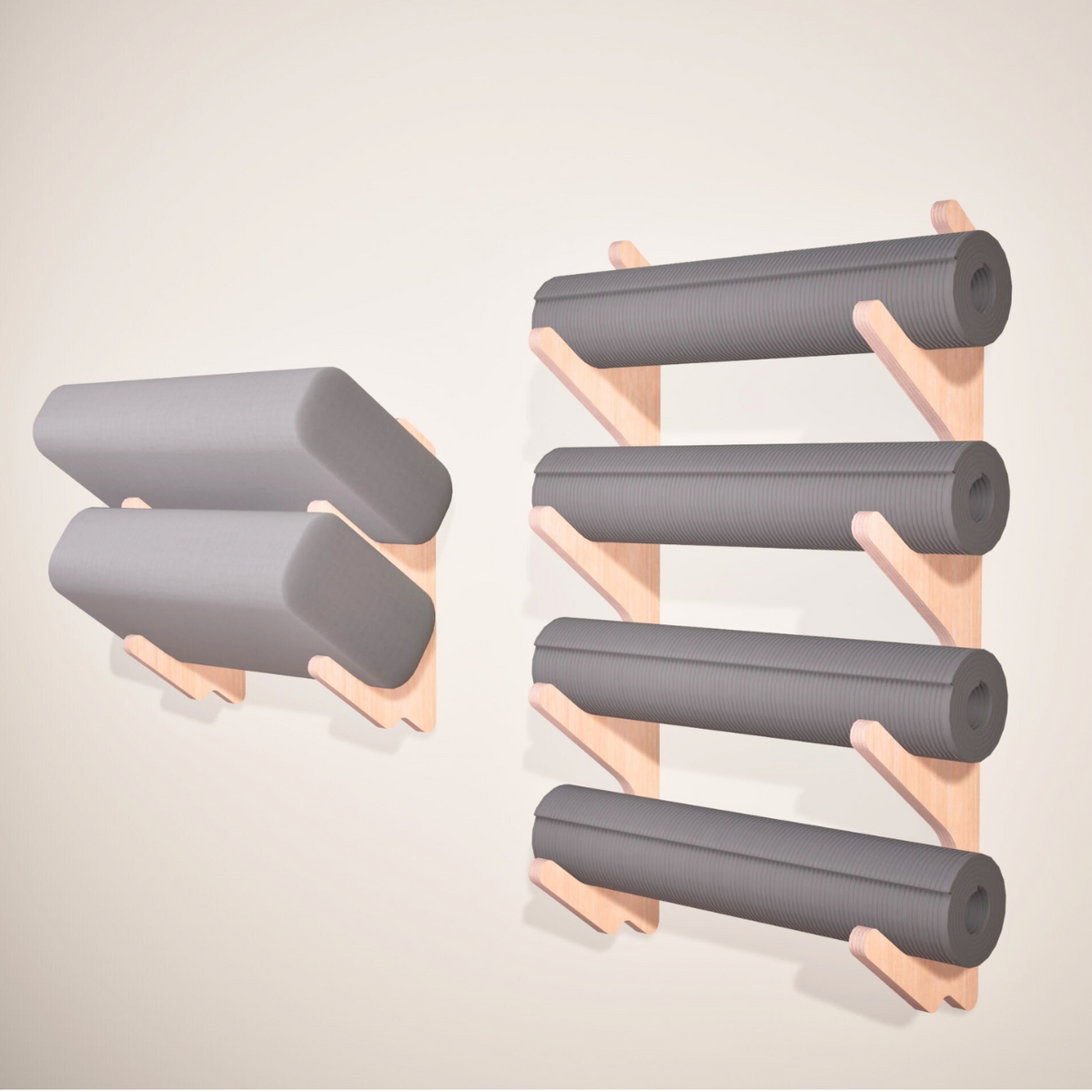 Yoga Prop Wall Organizer | Stack Rack