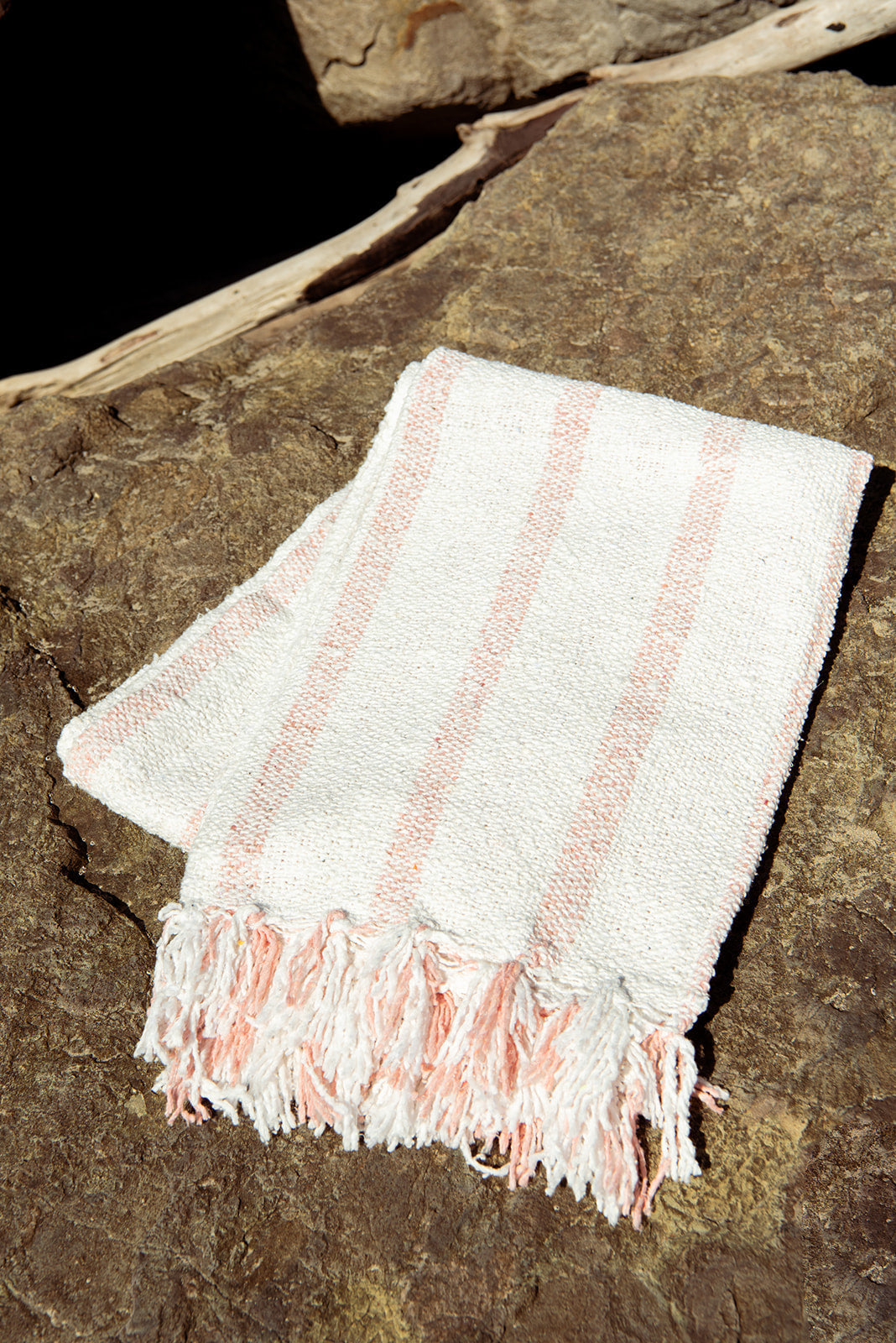 Riviera Stripe Throw - Pink