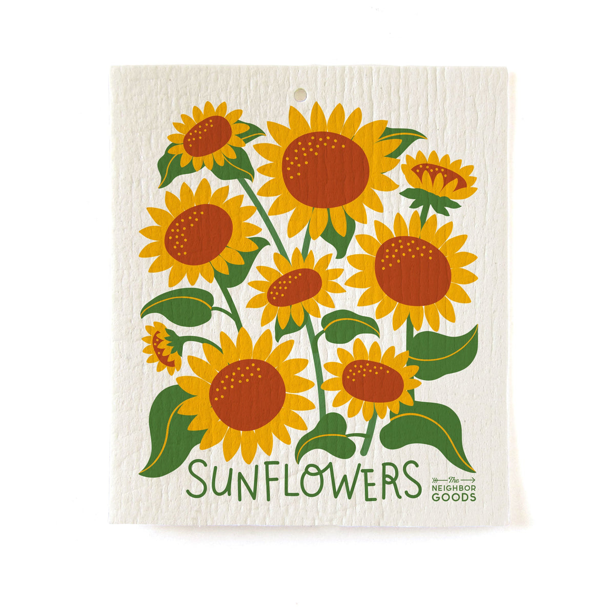 The Neighborgoods Pollinator Garden - Sponge Cloth Set Of 3