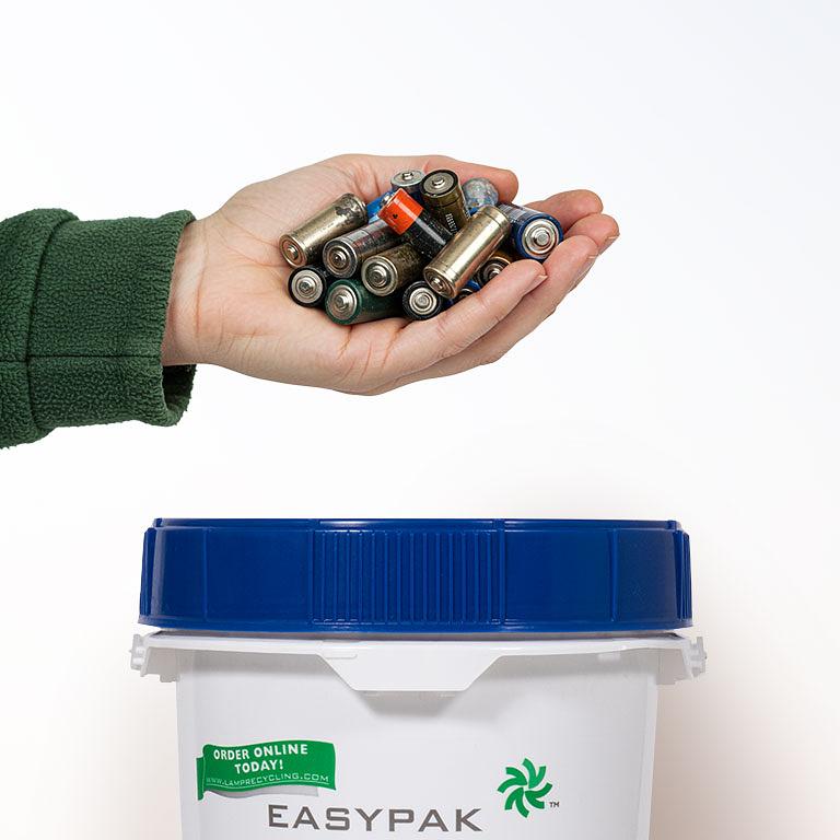 Easypak™ Mini Battery Recycling Bucket