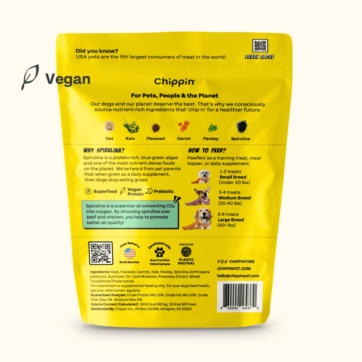 Veggie Dailies with Spirulina, 4-Pack