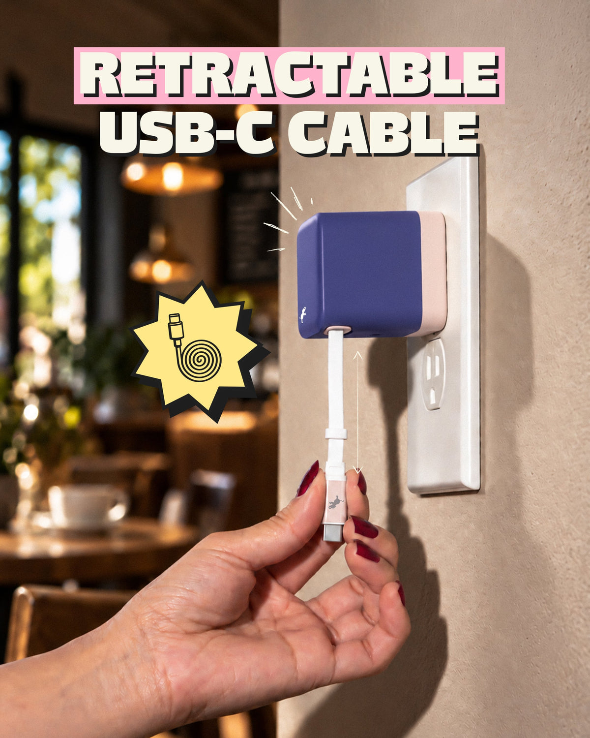WALLY Stretch 65W Wall Charger