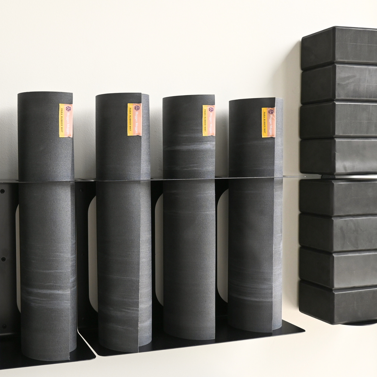 Yoga Mat Wall Bracket | Holds 3 Mats/Rollers