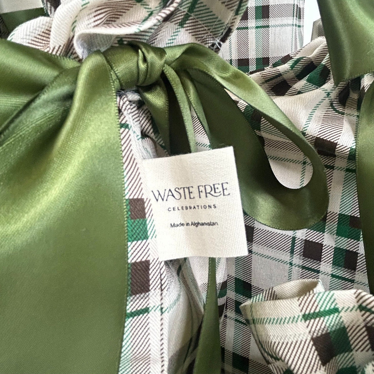Nadarrach Tartan Reusable Gift Bag Set