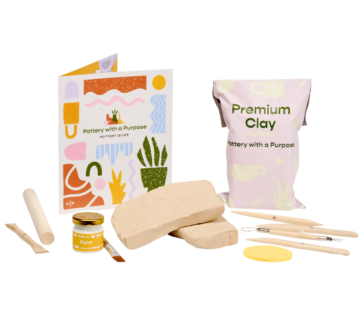 Beginner Pottery Kit – Air Dry