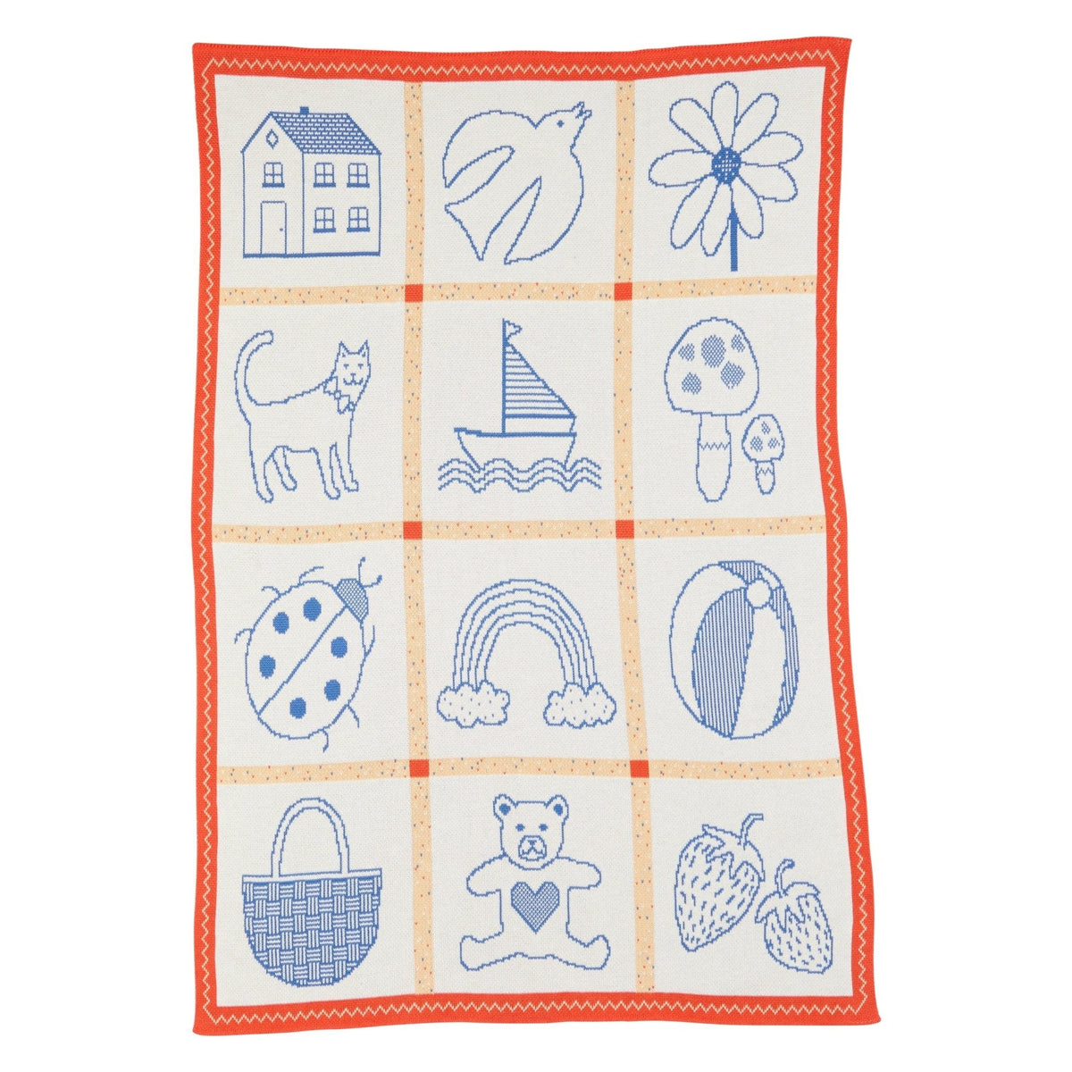 Biquette Baby's Things Knit Midi Blanket - Artist Collection