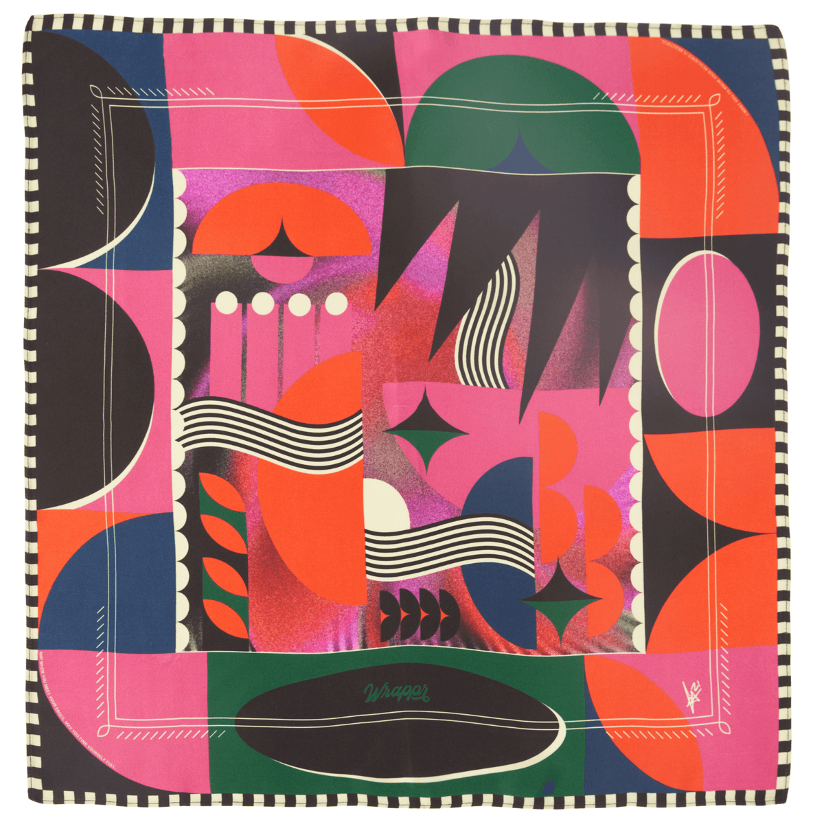 Chalice - 18" Mulberry Silk Furoshiki Wrap by Essery Waller