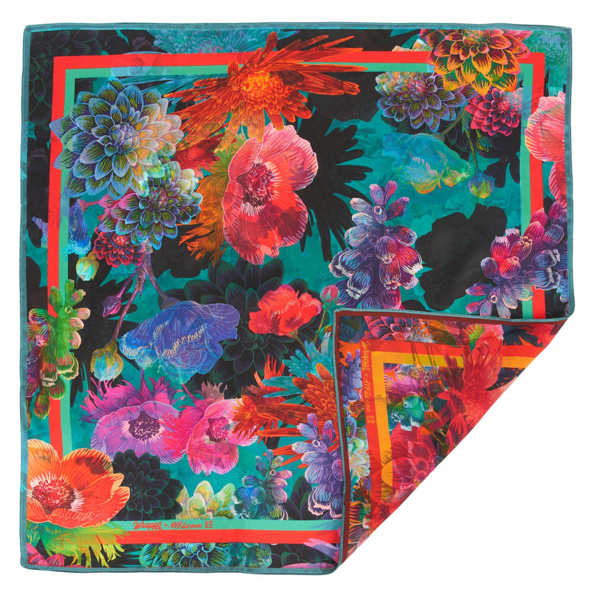 Daisy - 28" Mulberry Silk Furoshiki Gift Wrap by Adam Klassen