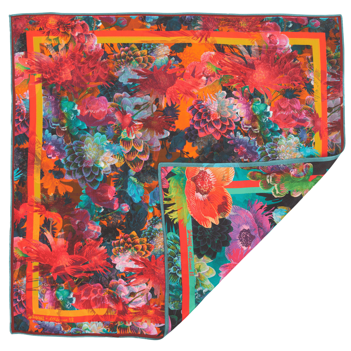 Daisy - 28" Mulberry Silk Furoshiki Gift Wrap by Adam Klassen