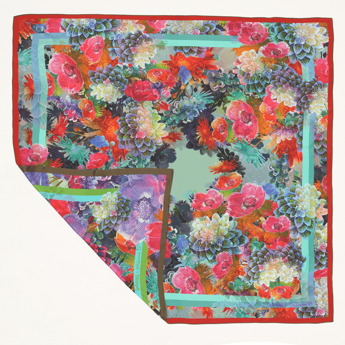 Delilah - 50" Mulberry Silk Furoshiki Gift Wrap by Adam Klassen