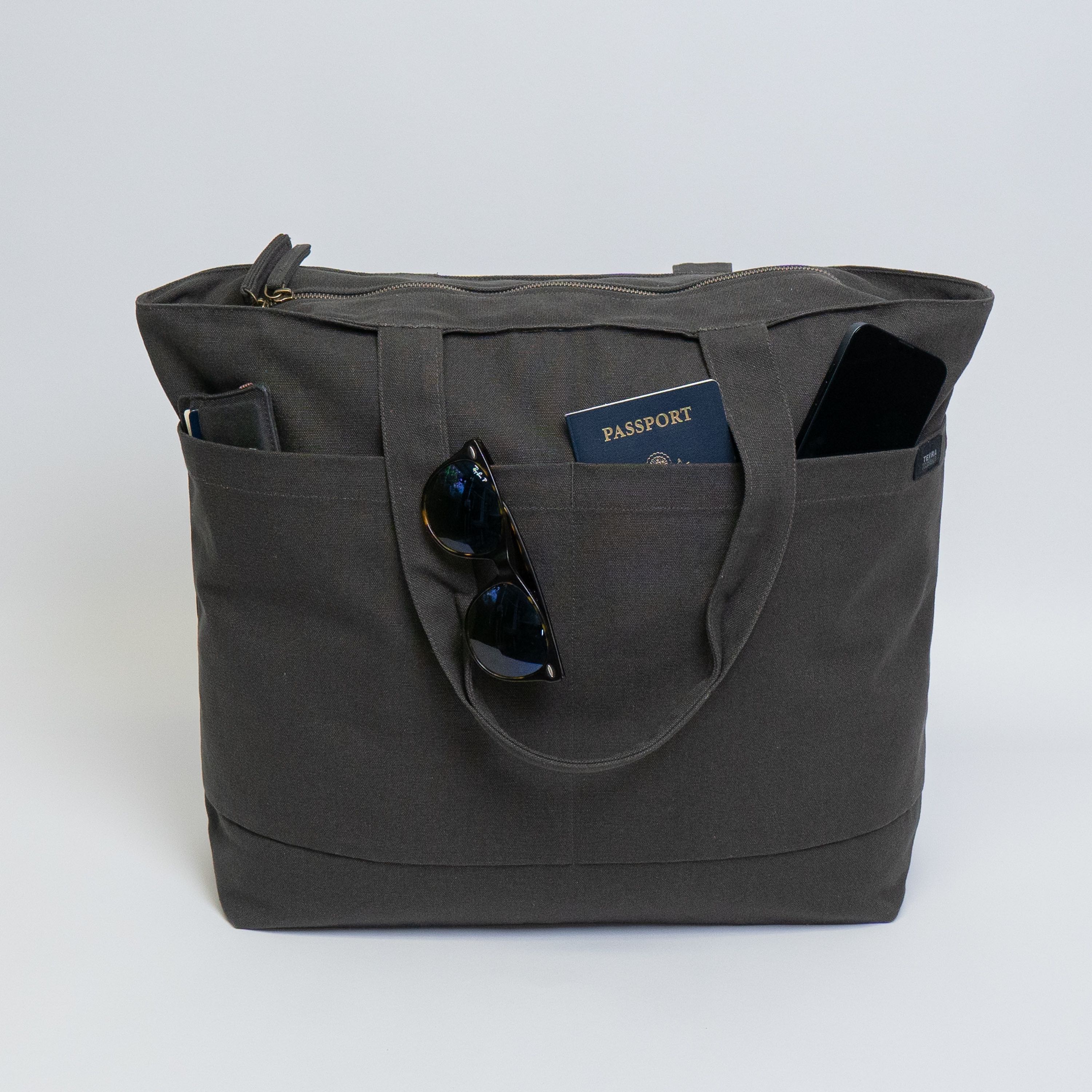 Travel Tote Bag with Trolley Sleeve