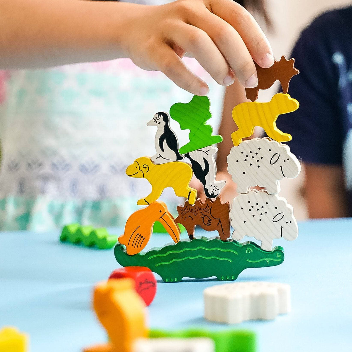 Animal Upon Animal Stacking Game