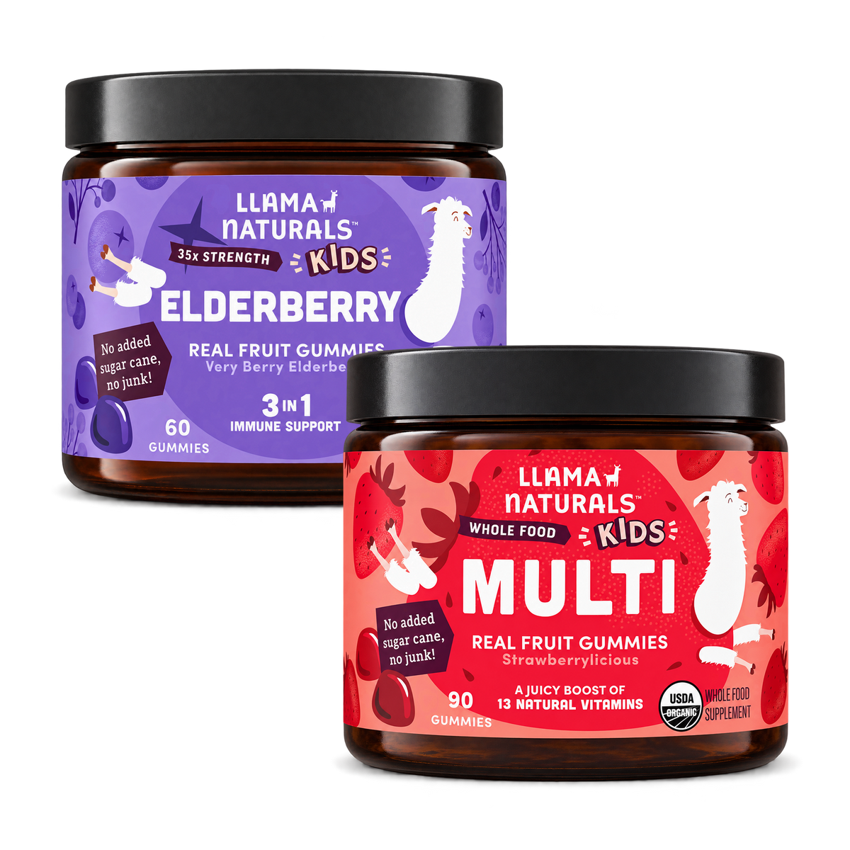 Kids Offense + Defense Bundle – Multi + Elderberry Gummies