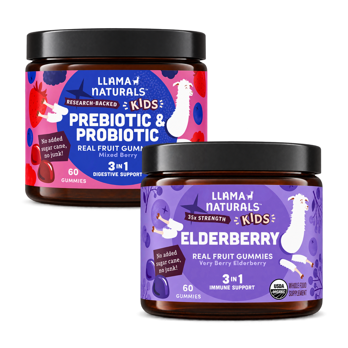 Kids Gut & Immune Support Bundle – Pre & Probiotic + Elderberry Gummies