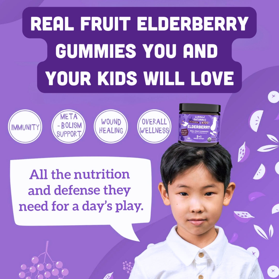Family Immune Support Bundle - Kids + Adult Elderberry Gummies