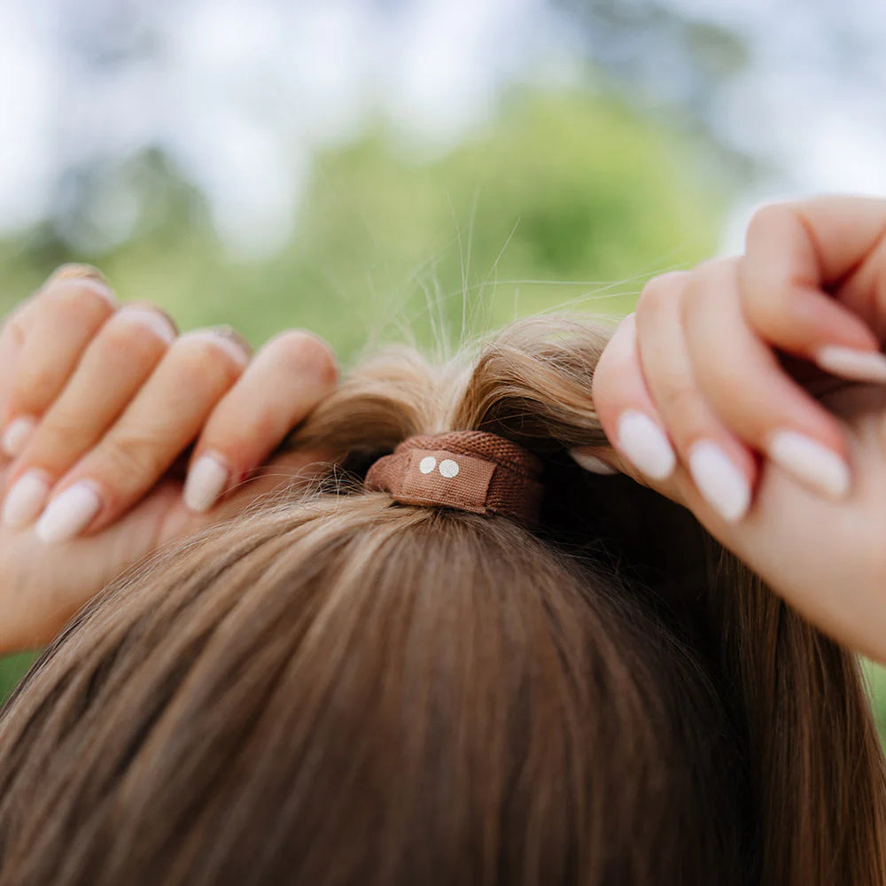 Brown Organic Hair Ties