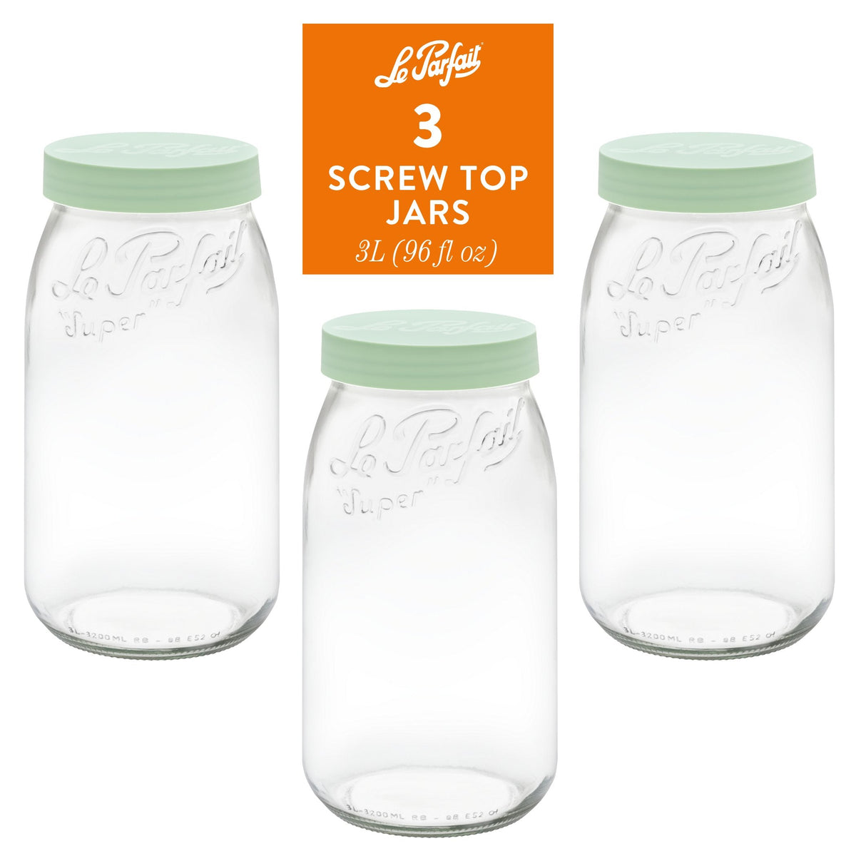 Le Parfait Screw Top Jars