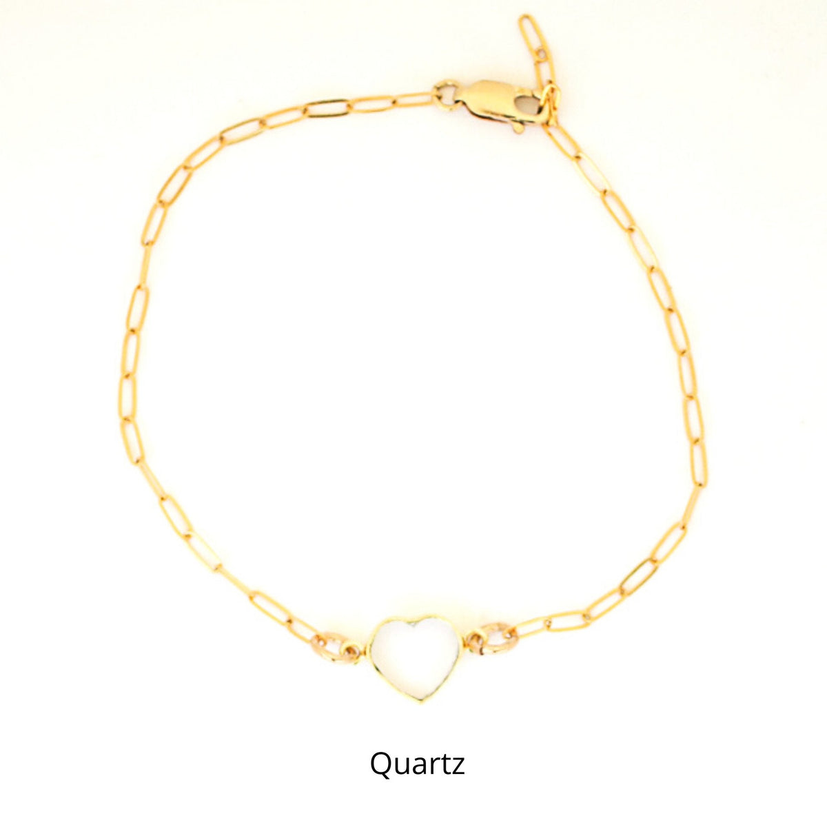 Mia Gemstone Birthstone Heart Bracelet