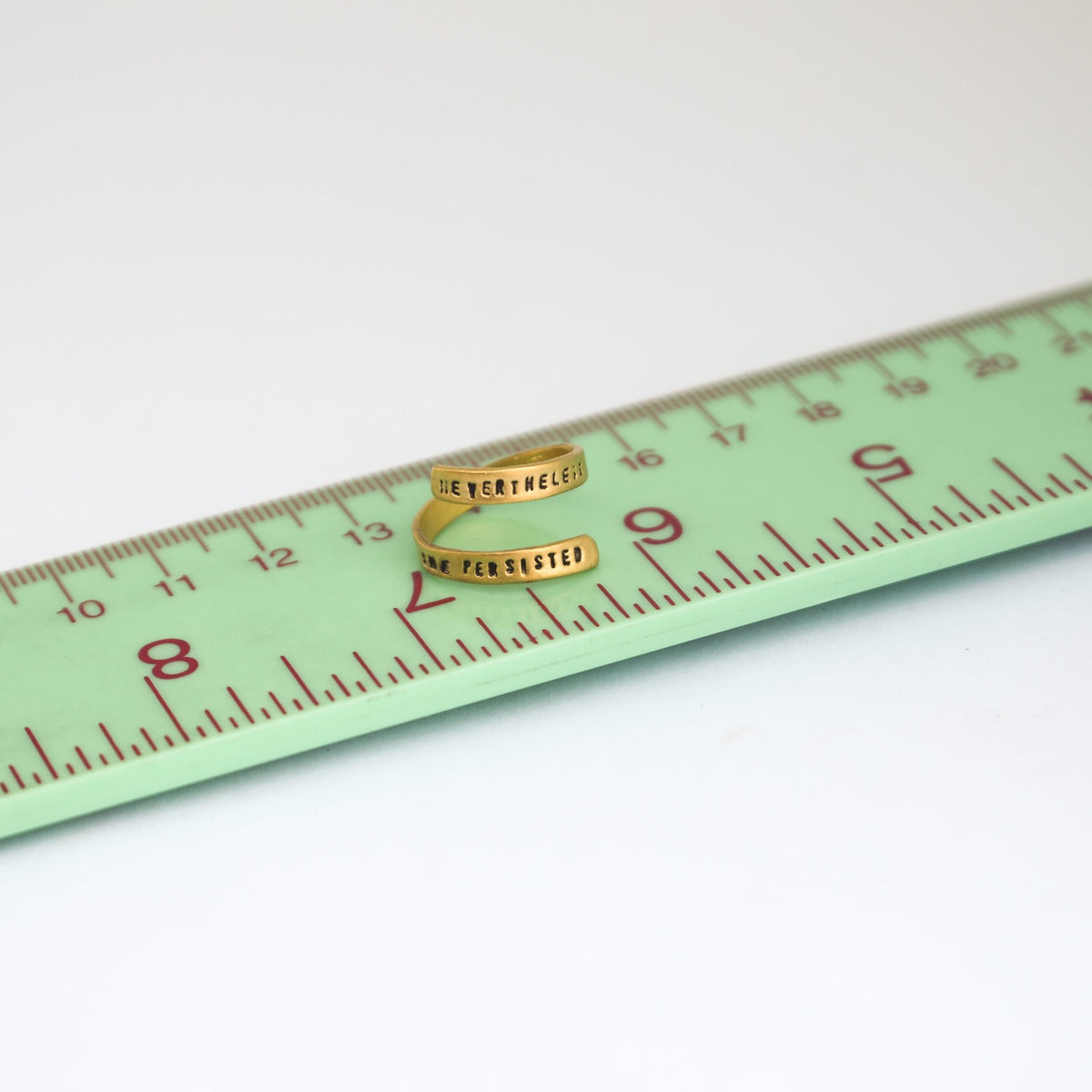 Nevertheless She Persisted - Wrap Ring