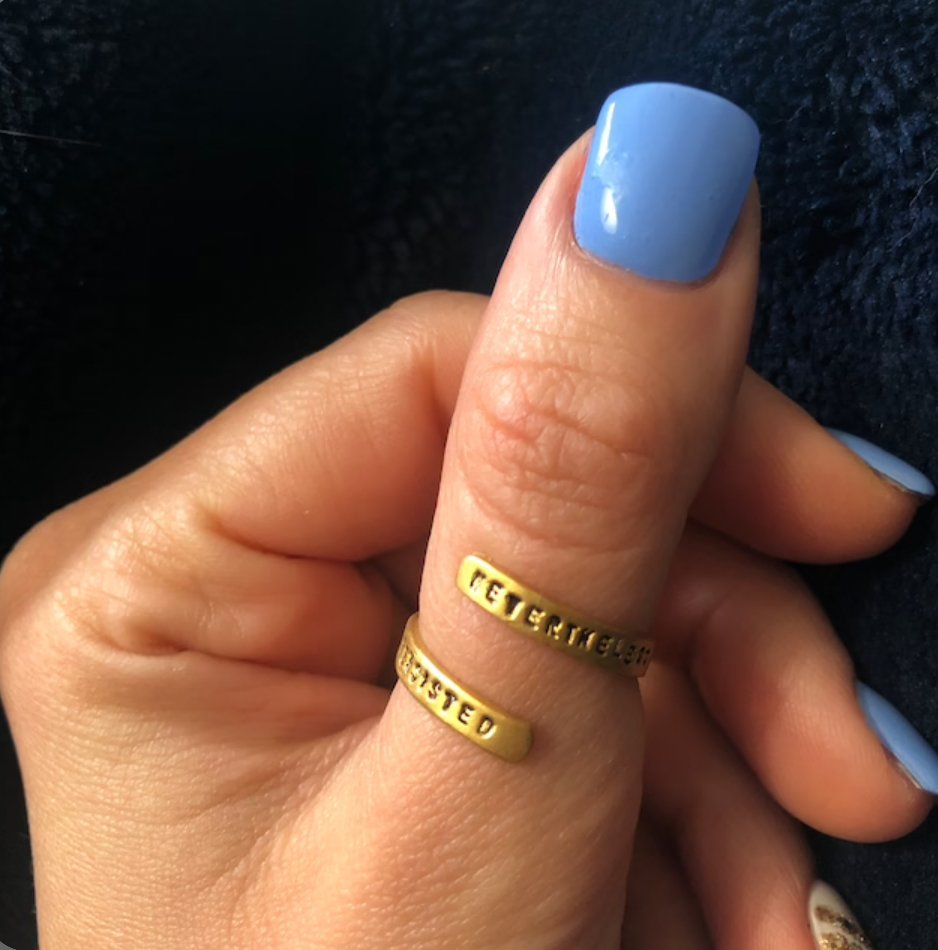 Nevertheless She Persisted - Wrap Ring