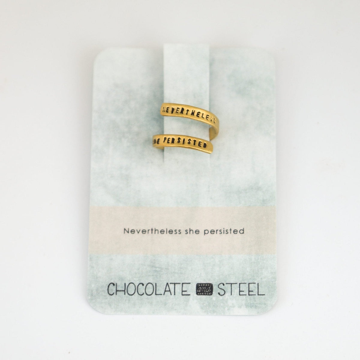 Nevertheless She Persisted - Wrap Ring