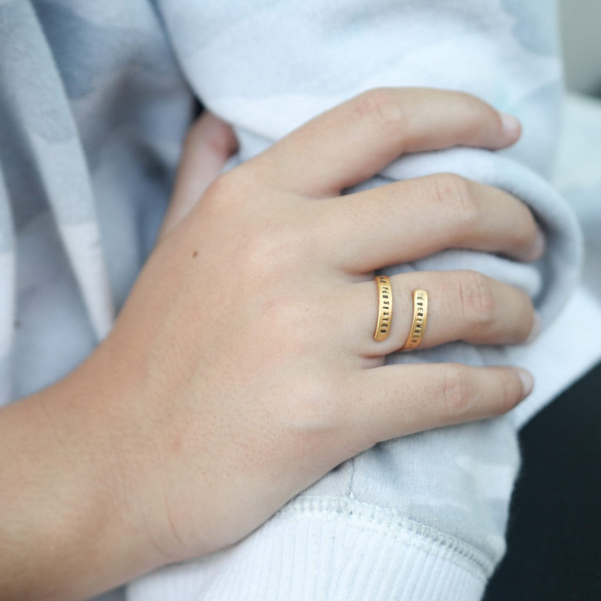 Nevertheless She Persisted - Wrap Ring