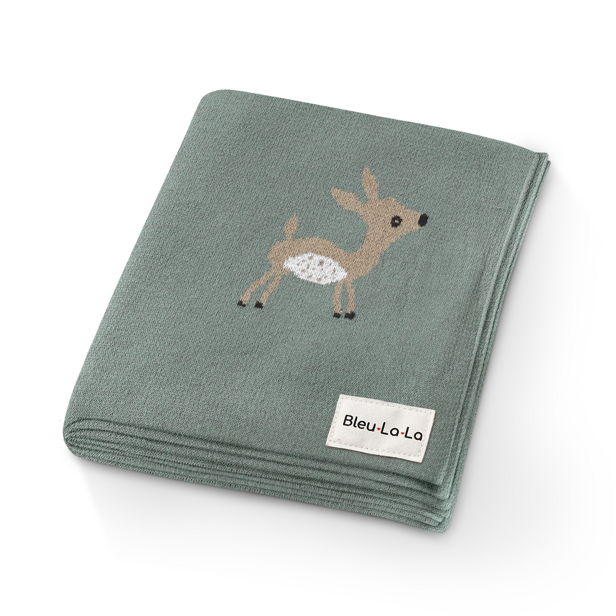 Whimsy Cotton Knit Baby Blanket