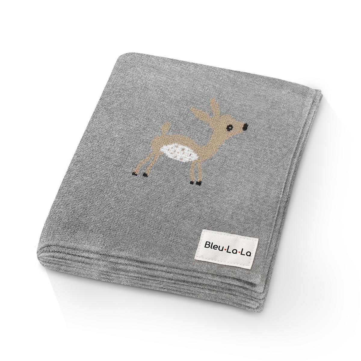 Whimsy Cotton Knit Baby Blanket