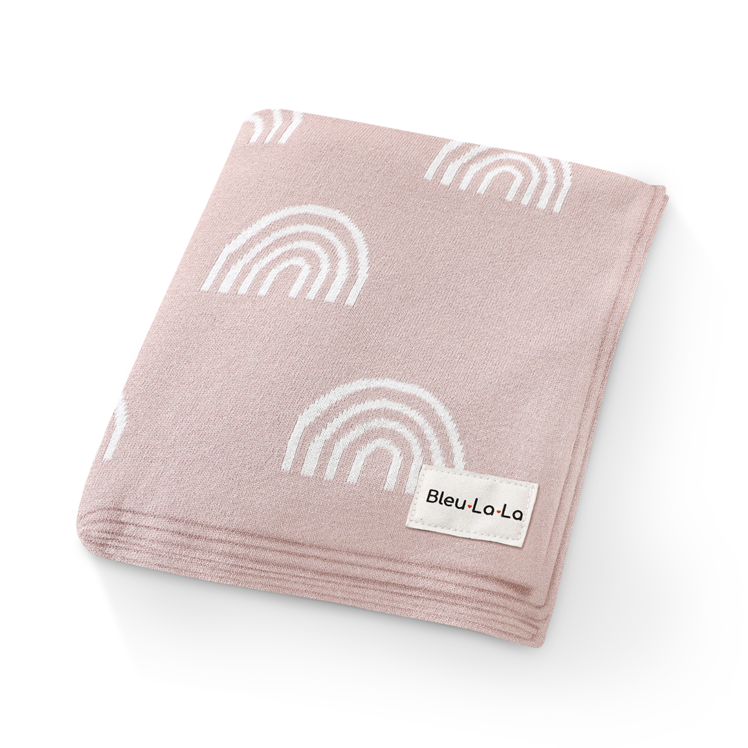 Whimsy Cotton Knit Baby Blanket