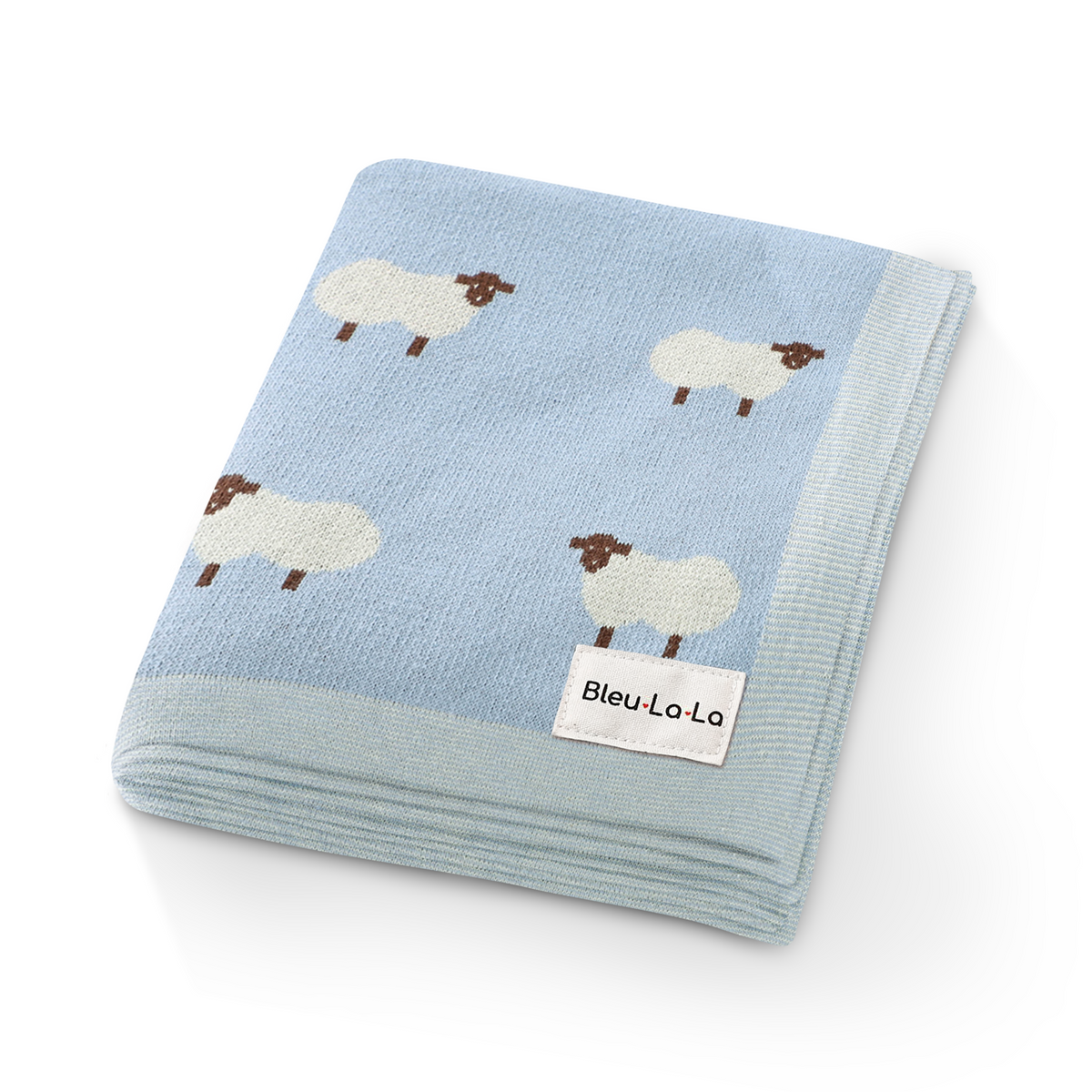 Whimsy Cotton Knit Baby Blanket