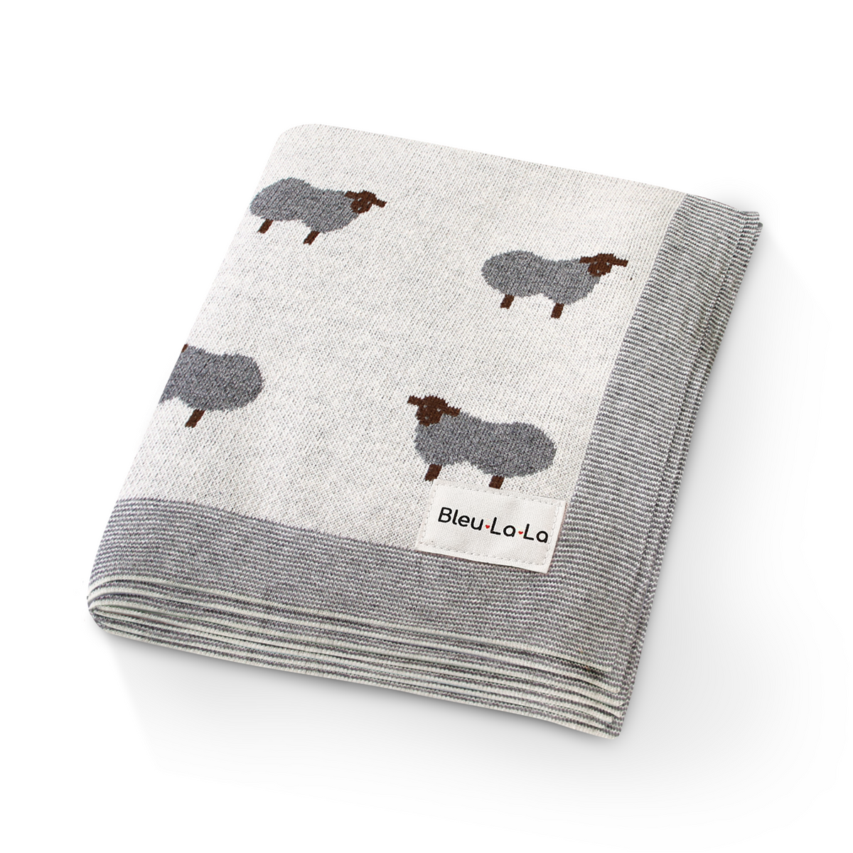 Whimsy Cotton Knit Baby Blanket