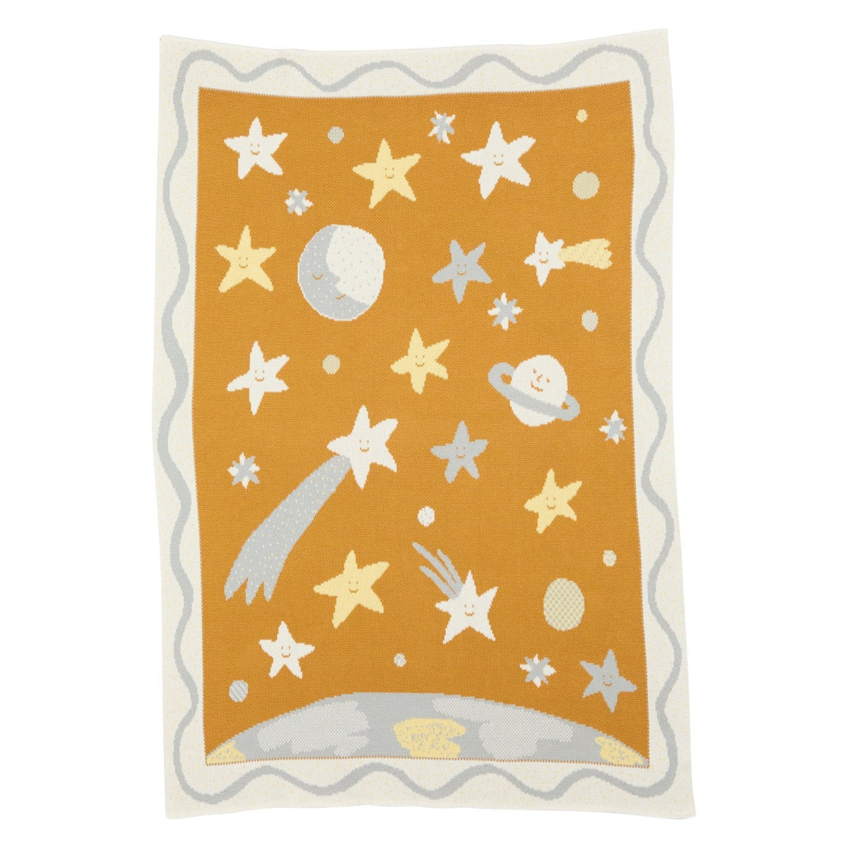 Biquette Night Sky Knit Midi Blanket - Artist Collection