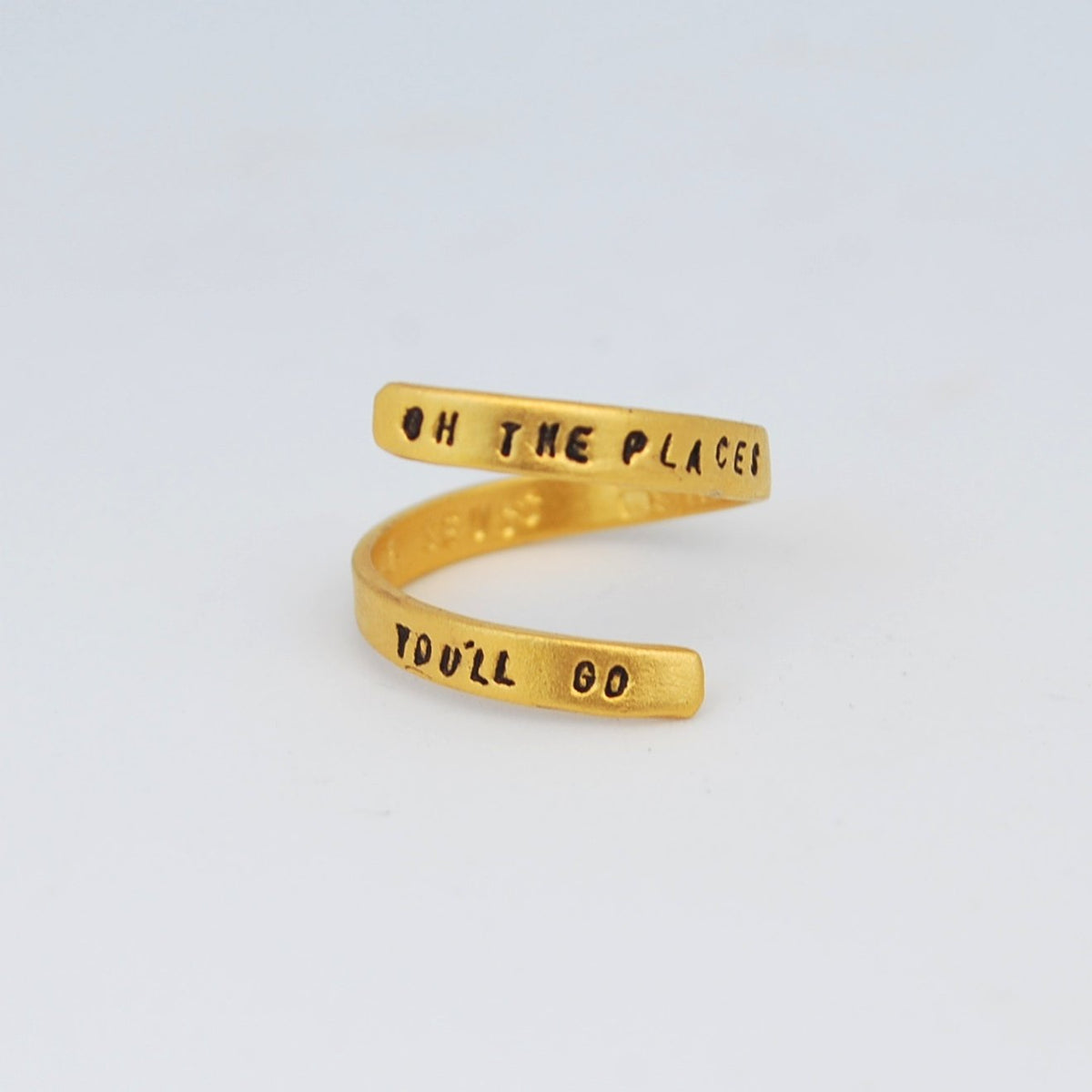 Oh The Places You'll Go -Dr Seuss Wrap Ring