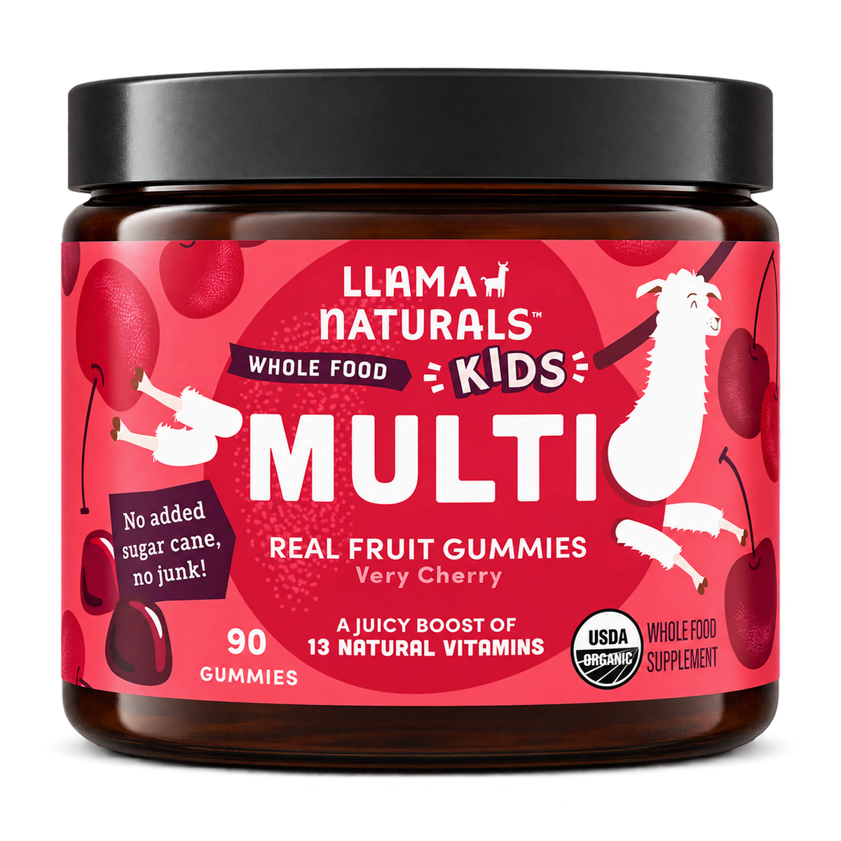 Kids Whole Food Multivitamin Gummies, Cherry (90 ct)