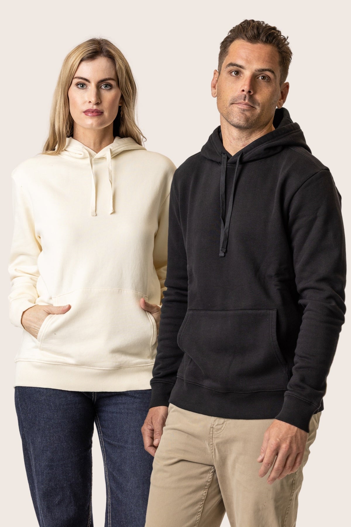Vottera Unisex Organic Cotton Pullover Hoodies