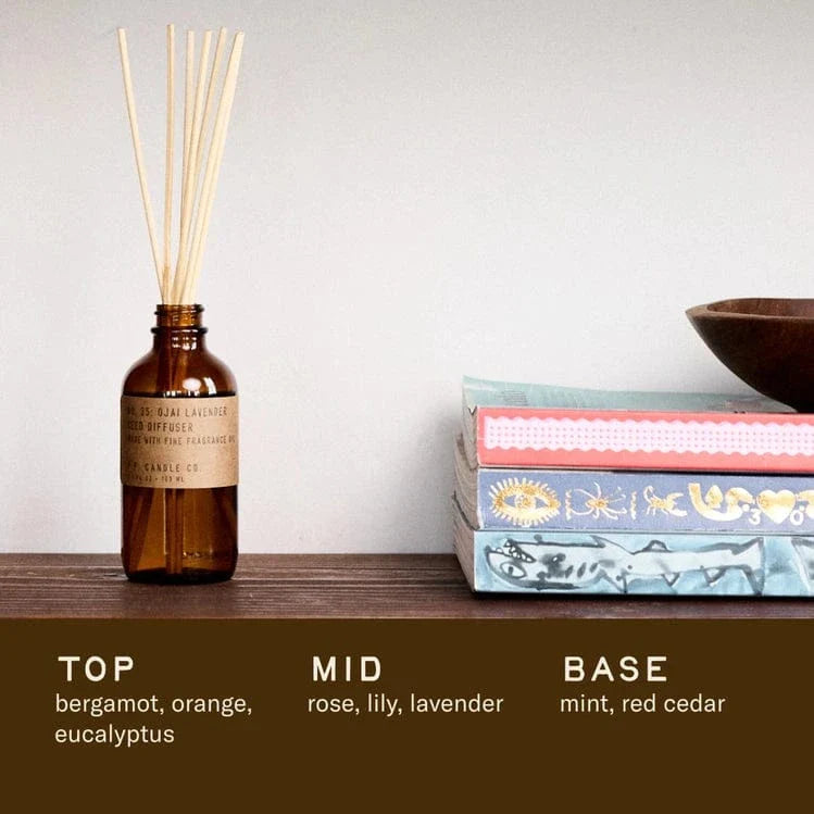 P.F. Candle Co. Ojai Lavender Reed Diffuser